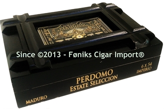 Cigarkasse - Perdomo Estate Selección Vintage M Imperio (23,80 x 17,70 x 5,70) [Kan ikke skaffes længere] 