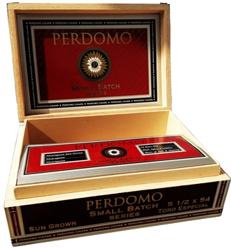 Cigarkasse - Perdomo Small Batch 2005 SG Toro (23,80 x 16,60 x 7,90)