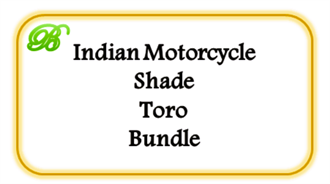Indian Motorcycle Shade Toro, 20 stk. (UDSOLGT - Kan ikke skaffes længere)