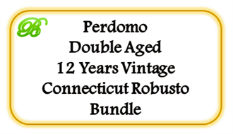 Perdomo Double Aged 12 Years Vintage Connecticut Robusto, 24 stk. (UDSOLGT)