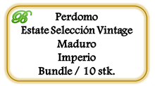 Perdomo Estate Selección Vintage Maduro Imperio, 20 stk. [UDSOLGT - Kan ikke skaffes længere]