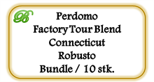 Perdomo Factory Tour Blend Connecticut Robusto, Bundle 10 stk. (UDSOLGT - Kan ikke skaffes længere)