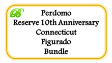 Perdomo Reserve 10th Anniversary Connecticut Figurado, 10 stk. (82,00 DKK pr. stk.) [Kan ikke skaffes længere]
