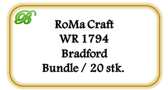 RoMa Craft WR 1794 Bradford, Bundle 20 stk. (84,50 DKK pr. stk.)