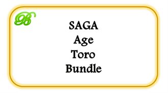 SAGA Age Toro [Begrænset], 21 stk. [UDSOLGT - Kan ikke skaffes længere]